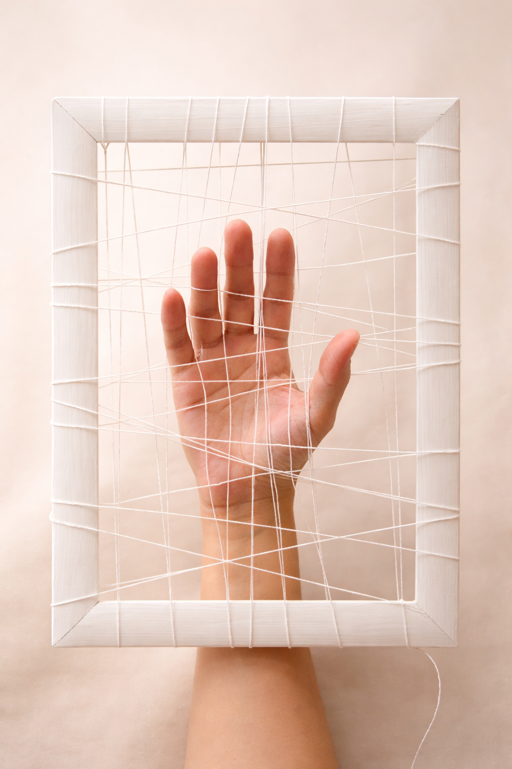 Hands in string